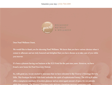 Tablet Screenshot of pearlrecoveryretreat.com